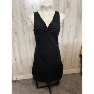 Black midi dress size 12